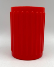 Yahtzee Game Replacement Part Shaker Cup Dice Cup Red Milton Bradley Made In USA - $8.79