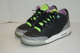 Nike Air Jordan 3 Retro Electric Green Joker DA2304-003 Sz Kids 7Y Woman... - $59.39