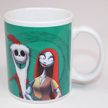 Nightmare Before Christmas Coffee Mug Santa Hat Jack And Sally Tea Cup C... - $11.41