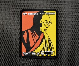 Dalai Lama Wisdom Don&#39;t Be A C**t Woven Morale Patch See You Next Tuesday - £6.17 GBP