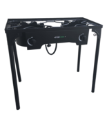 Cast Iron Free Stand LP Propane Double Burner Cooking Stove Range Outdoo... - $1,946.60 MXN