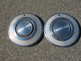 Lot of 2 genuine 1965 1966 Plymouth Valiant 13 inch hubcaps wheel covers - $29.57