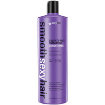 Sexy Hair Smooth Smoothing Conditioner Anti-Frizz 33.8oz 1000ml - £23.66 GBP