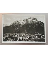 Rppc Mittenwald - Wetterstein Mountains Germany - Bird&#39;s Eye View  1930 - £14.55 GBP