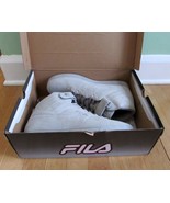 Fila Men's US 11 Vulc 13 Ares Distres Mid Casual Sneakers Grey/Gray 1FM01165-050 - $59.36