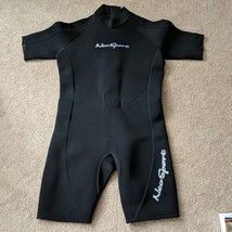 NeoSport Wetsuits Men&#39;s Premium Neoprene 3mm Flexible Shorty Suit, XL Black - £29.54 GBP