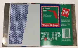 Florida Unrolled Aluminum “7 UP” Can 1845 States - United We Stand - £11.64 GBP
