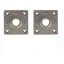 FLANGE BLK IRON 3/4&quot; 2PK - $33.95 CAD