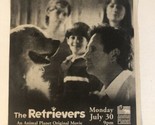 The Retrievers Print Ad Vintage Robert Hays Betty White Robert Wagner TPA4 - $5.93