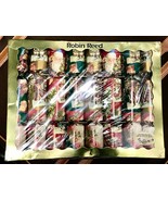 8 Vintage Handmade English Christmas Crackers By Robin Reed - £33.24 GBP