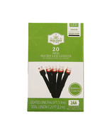 HOLIDAY TIME 11030229DB 20CT RED MICRO LED LIGHTS 6&#39;, BATTERY POWERED - ... - $3.98