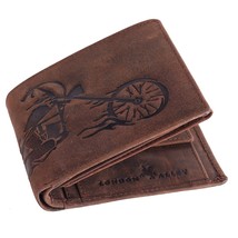 Bifold-Geldbörse, stilvolles Harley-Tan-Leder, für Herren, Geschenk,... - £37.61 GBP