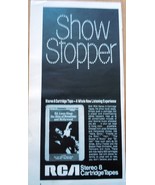 RCA Show Stopper Stereo Cartridge Tapes Magazine Advertisement 1968 - $74.63 MXN