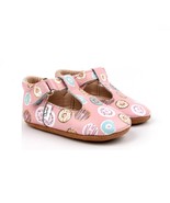 Hook & Loop Soft-Sole Toddler Mary Janes Pink Donuts Toddler Shoes Baby Girl - $18.00