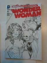 Wonder Woman 47 NM Harley&#39;s Little Black Book Sketch Cover Amanda Connor 1st pr - £51.95 GBP
