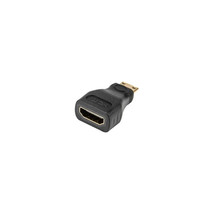ROCSTOR Y10A226-B1 MINI HDMI TO HDMI M/F BLACK ADAPTER - $19.83