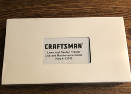 Craftsman Lawn and Garden Tractor Use and Maintenance Guide VHS Part #17... - £7.46 GBP