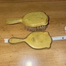 Vintage Hand Held Vanity Mirror and Hair Brush Set of 2 - $346.83 MXN