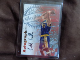 97/98 skybox autographics todd fuller auto warriors hornets autograph si... - $5.99