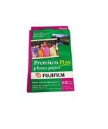 NEW Fujifilm Premium Plus Photo Paper 60 Glossy Sheets 4 X 6” Works W Al... - £10.05 GBP
