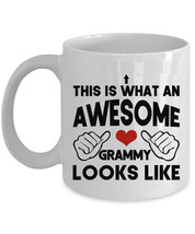 An Awesome Grammy Looks Like Coffee Mug Cute Mother Cup Christmas Gift For Mom - £12.72 GBP+
