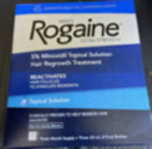 Mens  Extra Strength Topical Rogaine 3 month Supply, Exp 2023  - $36.95