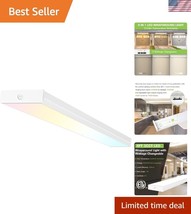 Versatile 4FT LED Wraparound Light - 3 Wattages &amp; 3 Color Temps for Any ... - $63.00