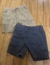 EUC Baby Toddler  Lot of 2 Pair Cotton Shorts ~ size 18 Months - $4.46