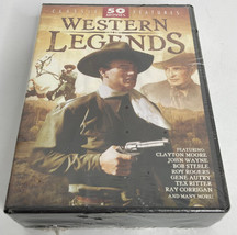 Western Legends 50 Movies Calssics 2009 DVD Set John Wayne Roy Rogers Gene Autry - $6.99