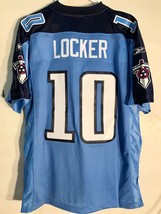 Reebok Premier NFL Jersey Titans Jake Locker Light Blue sz M - £16.49 GBP