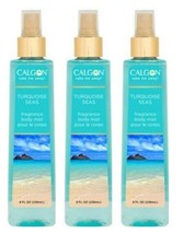 3x Calgon 8oz Take Me Away Turquoise Seas Body Mist Fragrance Spray - £54.29 GBP