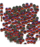 Rhinestones 4mm 16ss  AB OPAL FIRE Hot Fix iron on  2 Gross  288 Pieces - £5.38 GBP