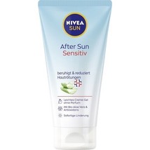 Nivea Sun AFTER Sun Sensitive SOS cooling gel with aloe vera-FREE SHIP - $17.28