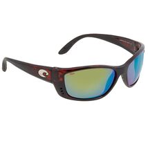 Costa Del Mar FS 10 OGMP Fisch Sunglasses Tortoise Frame Green Mirror 58... - $148.99