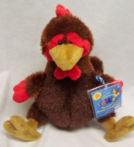 Ganz Webkinz Cute Fuzzy Rooster 8&quot; Plush Stuffed Animal Toy New - £13.01 GBP