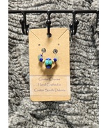 WINE GLASS CHARM WITH GLASS BEAD  - $279.29 MXN