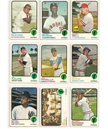 Vintage Lot of 9 Topps Baseball Cards American League Outfielders - 1973 - £21.51 GBP
