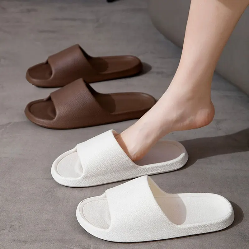 EVA Men sandals Flip flops man Slippers Solid Color Simple Non-slip Soft Sole - £10.56 GBP+