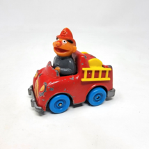 Sesame Street Playskool Vintage 1981 Ernie Fire Truck Die Cast Muppets Inc. - £8.56 GBP