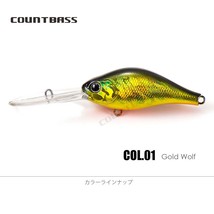 COUNTB 65mm 14.5g Crankbait Deep Diver Floating Hardbaits Fishingg Lures Diving  - £41.15 GBP