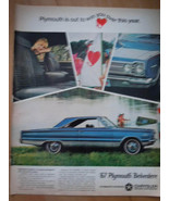 Chrysler Plymouth Belvedere Satellite Print Magazine Advertisement 1967 - $113.38 MXN