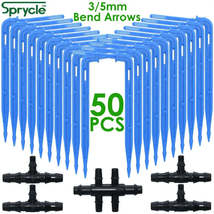 SPRYCLE 50X Bend Arrow Dripper Micro Drip Irrigation Kit Emitters 3/5mm ... - $2.99+