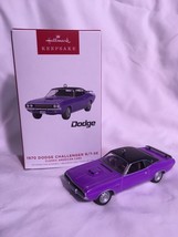 Hallmark 2022 Classic American Cars Purple 1970 Dodge Challenger Metal O... - $59.95