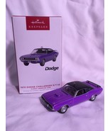 Hallmark 2022 Classic American Cars Purple 1970 Dodge Challenger Metal Ornament - £47.50 GBP