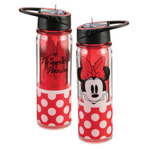 Walt Disney Classic Minnie Mouse 18 oz. Double Wall Tritan Water Bottle,... - $15.47