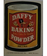  1974/ 6th S TOPPS WACKY sticker Daffy Baking Powder Bakes Cake For Quacks - $35.76 MXN