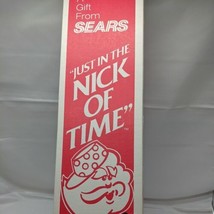 1989 A Gift From Sears &quot;Just In The Nick Of Time&quot; Christmas Wrapping Pap... - £65.12 GBP