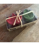 TAG Leaves Salt &amp; Pepper Shakers - Red &amp; Green Set New Box - $14.48 CAD