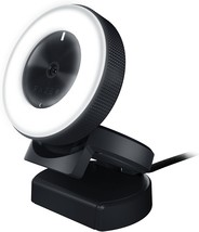 Kiyo Streaming Webcam 1080p 30 FPS 720p 60 FPS Ring Light w Adjustable Brightnes - £68.87 GBP