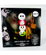Nightmare Before Christmas Light Up Paper Lanterns 4 Count 30th Anniversary - £15.56 GBP